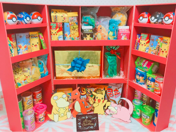 零食冰箱-寶可夢-內部