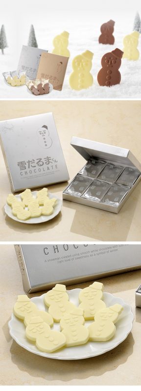 歪國零食嘴-白色戀人-冬季限定-雪人巧克力-2