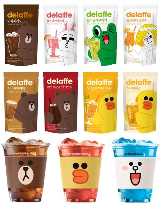 韓國CU便利商店 delaffe 系列飲料