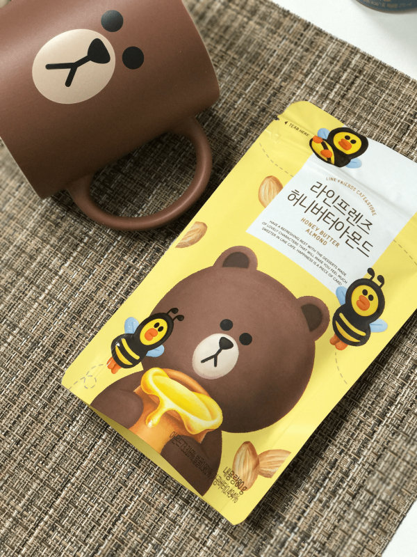 LINE FRIENDS蜂蜜杏仁果