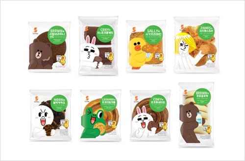 三立食品-line-friends麵包