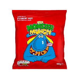 【英國】怪獸鹹烤餅乾 辣味 22g
