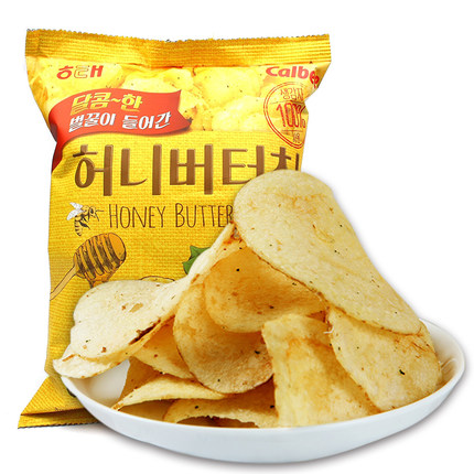 零食嘴大評比｜大學生了沒－每餐之間的小確幸，各國解饞零食來囉_ 韓國必吃零食_海太蜂蜜黃油薯片-3
