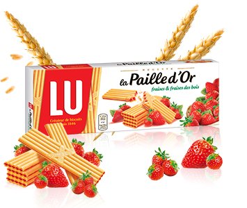 零食嘴大評比｜一定要去吃的法國點心！8項解饞美食 _4. La paille d'or aux fraises 草莓夾心餅乾