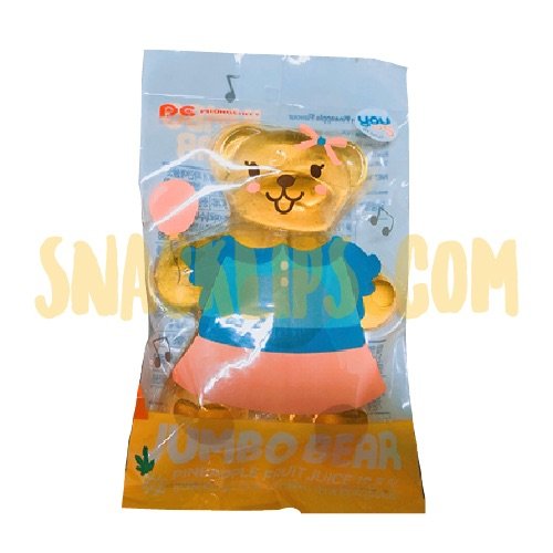 【韓國】GS25限定YOUUS Jumbo Bear 大熊軟糖-鳳梨口味
