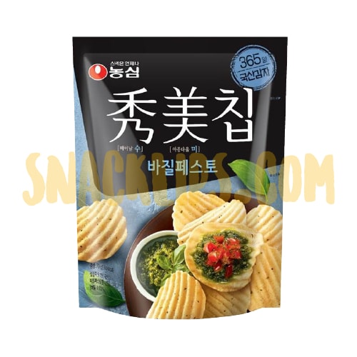 【韓國】農心秀美洋芋片羅勒青醬口味 【韓國】農心秀美洋芋片羅勒青醬口味