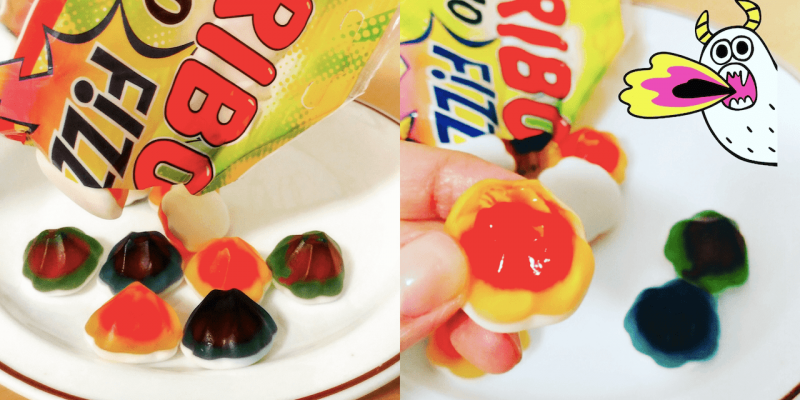 德國-Haribo-小熊軟糖-火山軟糖-爆漿軟糖