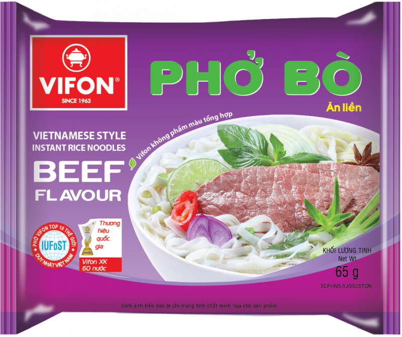 用零食也能做料理？零食料理獨家食譜大分享！ _1. VIFON PHỞ BÒ 牛肉河粉泡麵
