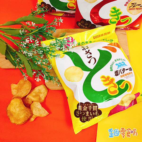 【日本】UHA味覺糖甘藷片65g-原味/焦糖/鹽奶油