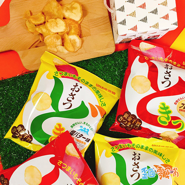 【日本】UHA味覺糖甘藷片65g-原味/焦糖/鹽奶油