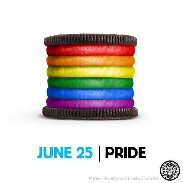 rainbow oreo