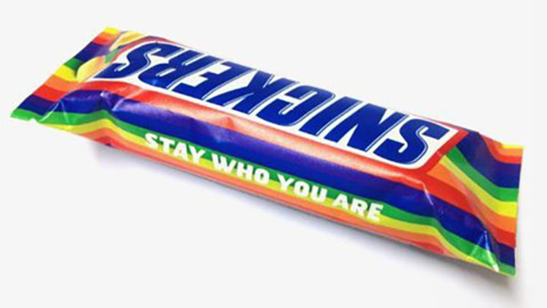 rainbow snickers