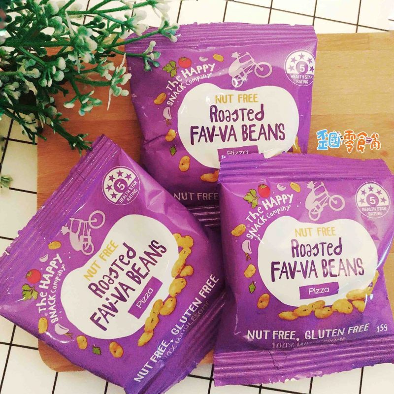 【澳洲】Happy Snack烘烤蠶豆-Pizza比薩口味15g