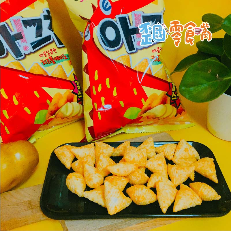 【韓國】鱷魚牙齒造型餅_田園沙拉醬起司風味1