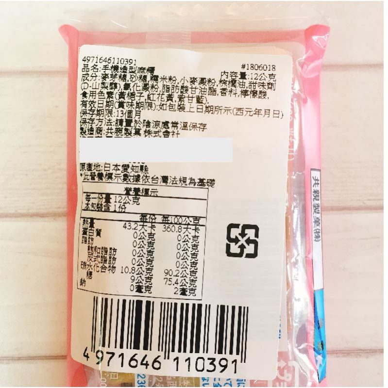 【日本】共親手機造型麻糬12g