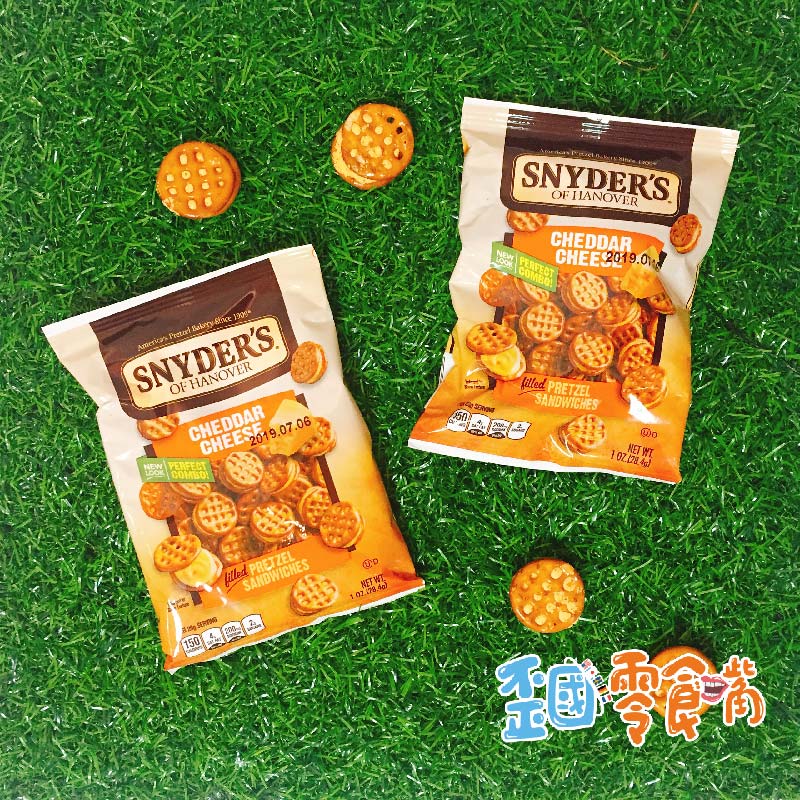 【美國】Snyder's 史奈德巧達起司三明治脆餅 28.4g