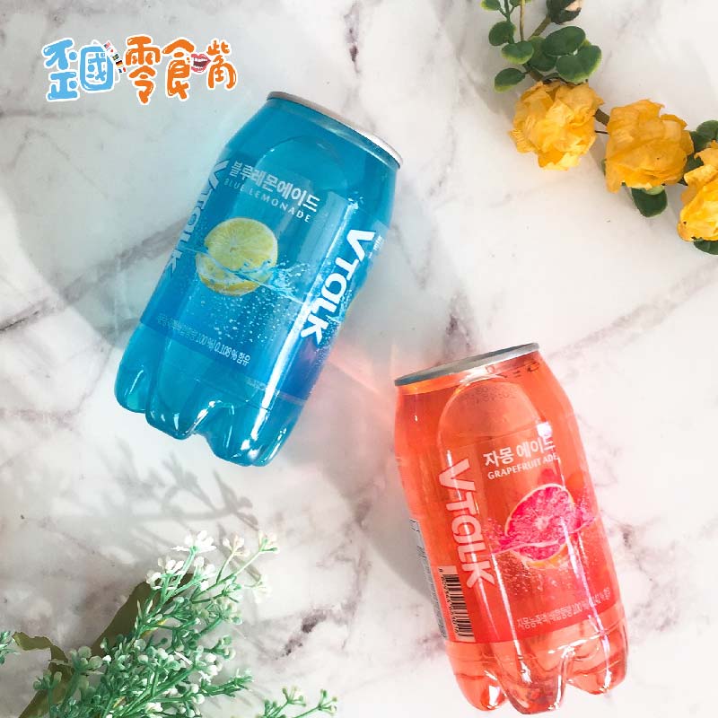 【韓國】VTalk碳酸飲料-葡萄柚_檸檬風味1