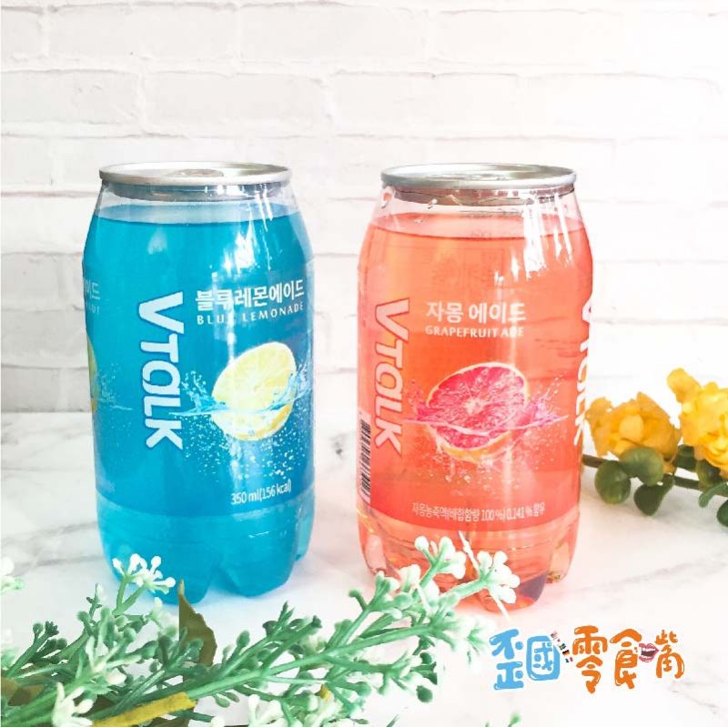 【韓國】VTalk碳酸飲料-葡萄柚_檸檬風味1