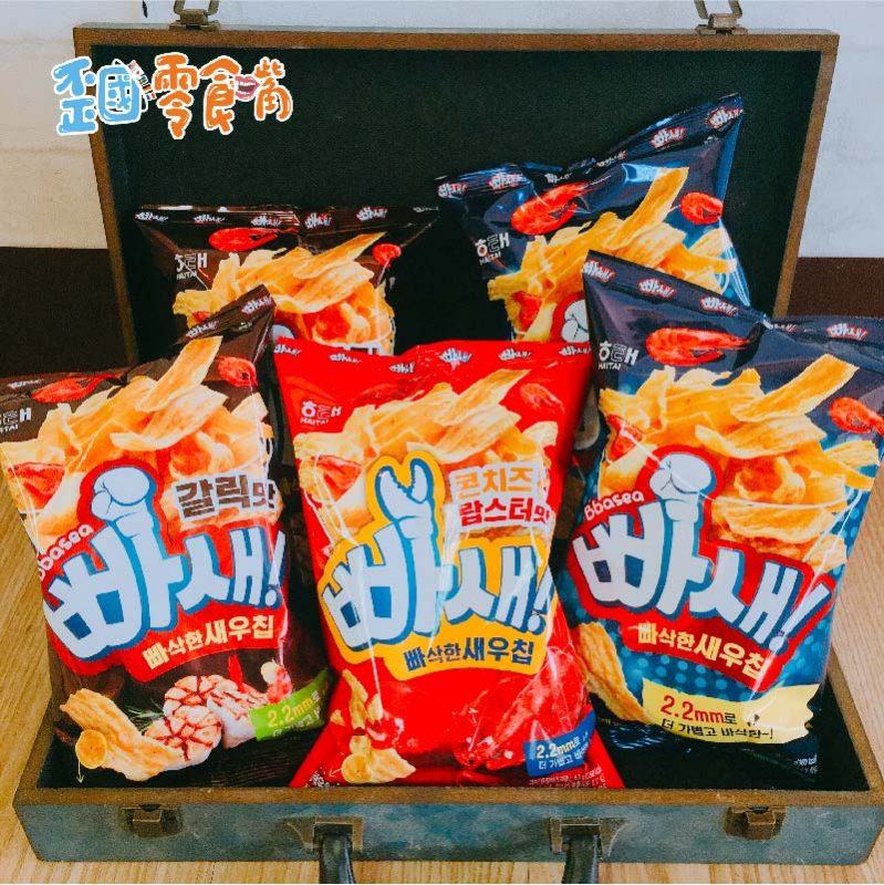 【韓國】海太激薄蝦片-酥脆鮮蝦_蒜味60g1