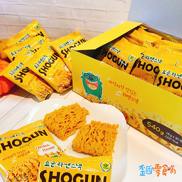 【韓國】SHOGUN怪獸點心麵18g*30入-雞汁/醬油