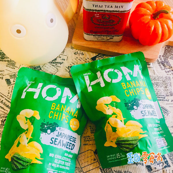 【泰國】 Hom Dee日式海苔口味香蕉片45g