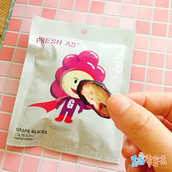【紐西蘭】FRESH AS°水果片-葡萄口味15g