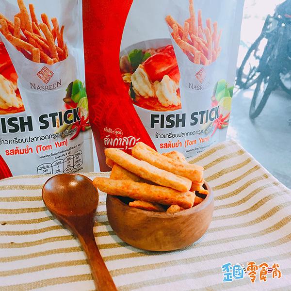 【泰國】Nasreen 魚棒棒65g-海苔/海鮮酸辣口味