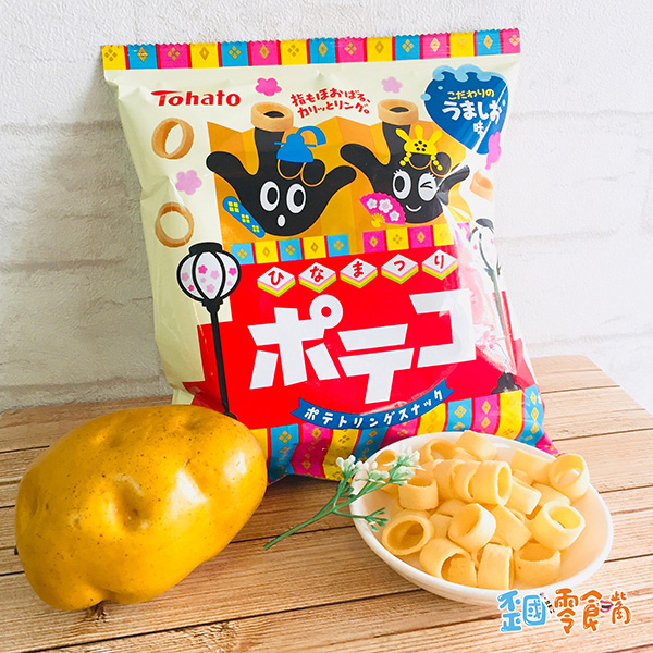 【日本】東鳩手指圈圈餅乾女兒節限定款-鹽味78g