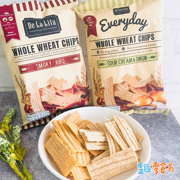 【泰國】De La Lita 麥脆脆-煙燻燒烤/酸奶洋蔥口味30g
