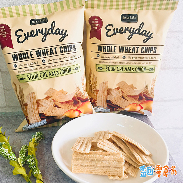【泰國】De La Lita 麥脆脆-煙燻燒烤/酸奶洋蔥口味30g