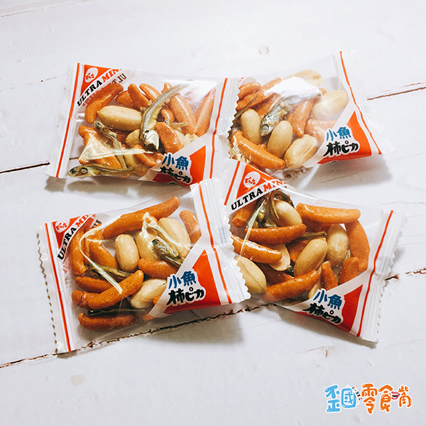 【日本】天六小魚柿米果130g(10袋入)