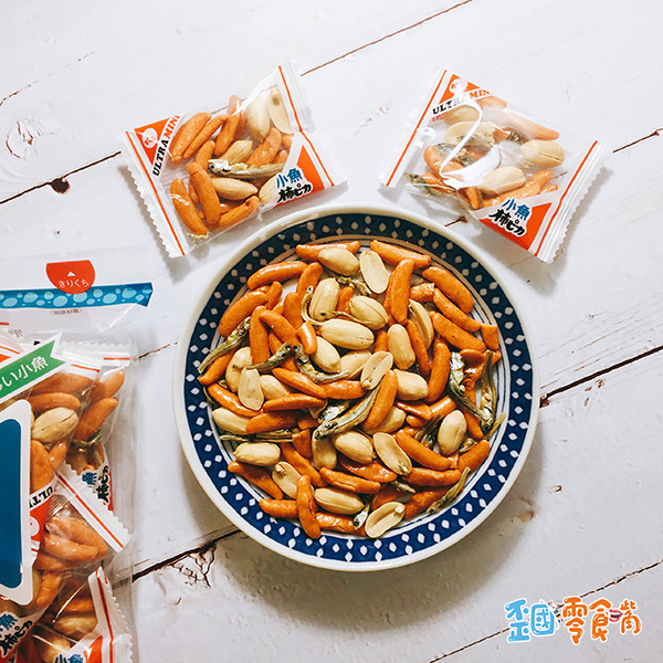 【日本】天六小魚柿米果130g(10袋入)