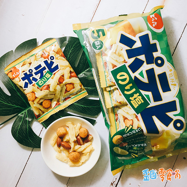 【日本】天六海苔鹽花生米果80g(5入)