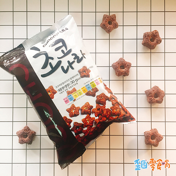 【韓國】星星巧克力風味餅乾30g