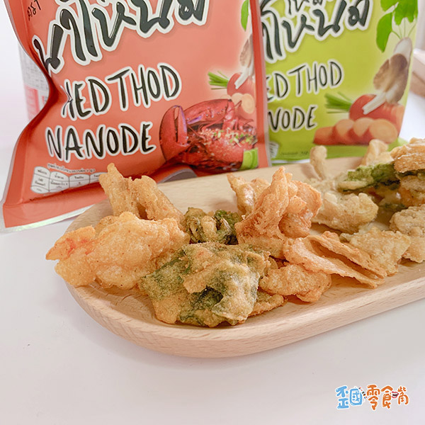 【泰國】 酥炸天婦羅脆餅-蔬菜天婦羅/龍蝦泰式酸辣28g
