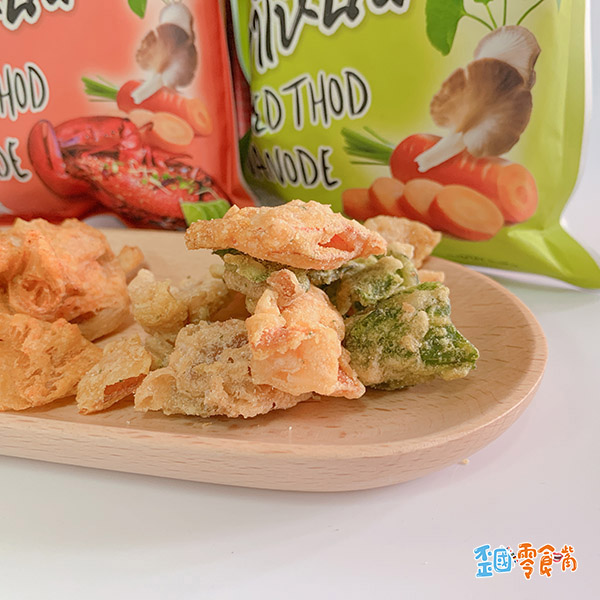 【泰國】 酥炸天婦羅脆餅-蔬菜天婦羅/龍蝦泰式酸辣28g