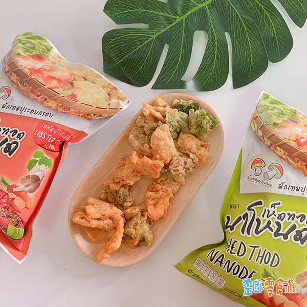 【泰國】 酥炸天婦羅脆餅-蔬菜天婦羅/龍蝦泰式酸辣28g