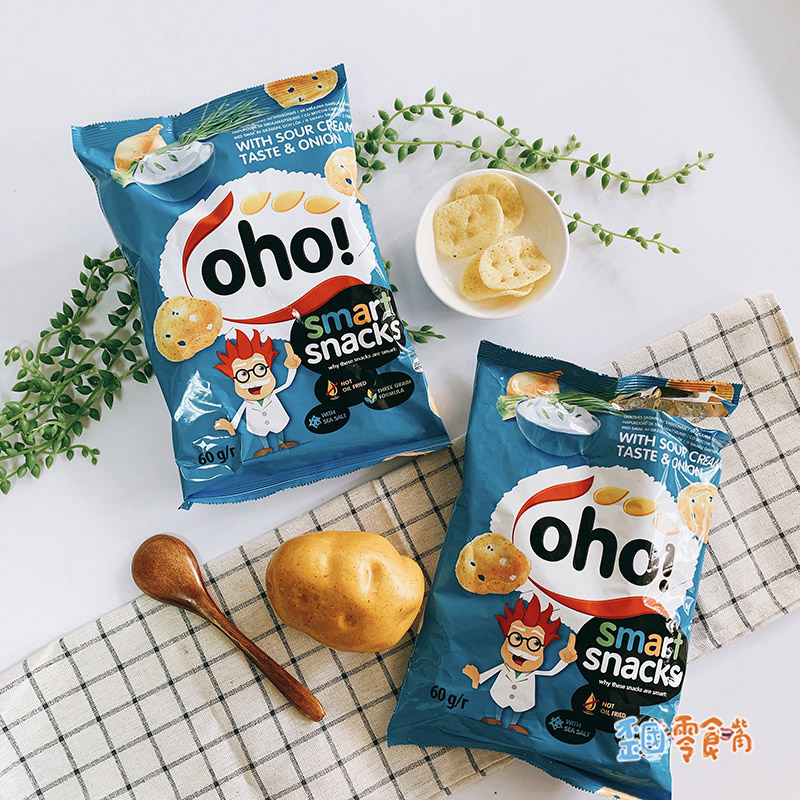 【立陶宛】oho! 酸奶洋蔥口味餅乾 60g