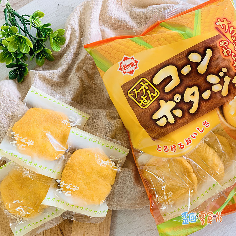 【日本】松貝北海道玉米濃湯餅90g